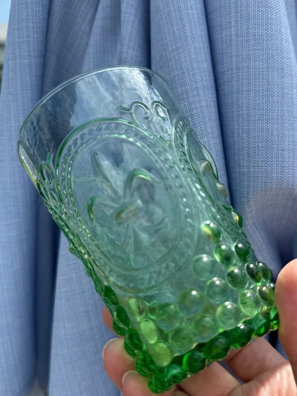 Anthropologie Fleur-de-Lis Tumbler